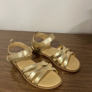 H&M Gold Strappy Kids Sandals
